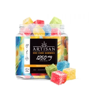 Artisan HHC THC Cube Gummies - Tropical Mix - 1250MG